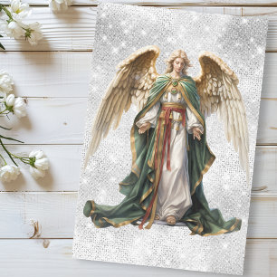 Papel De Seda Natal de Anjo Férias de Inverno Aquarela