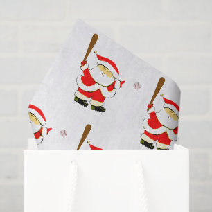 Papel De Seda Natal de Beisebol