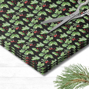 Papel De Seda Natal de Holly Berry