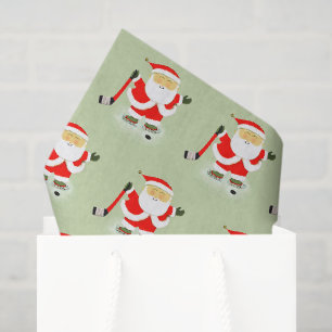 Papel De Seda Natal de hóquei