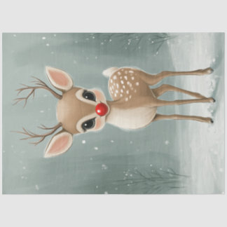 Papel De Seda Natal De Inverno De Decúpio