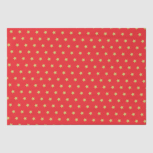 Papel De Seda Natal de padrão Dourado Elegante