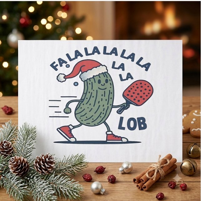 Papel De Seda Natal de Pickleball (Criador carregado)