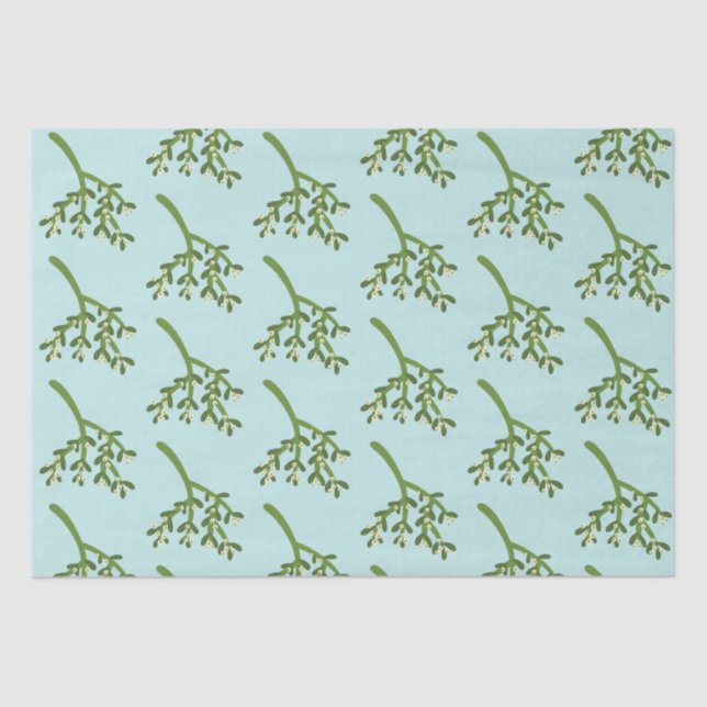 Papel De Seda Natal de visco (Frente )