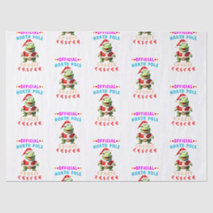 Papel De Seda Natal do Giant de Cookie do Polo Norte