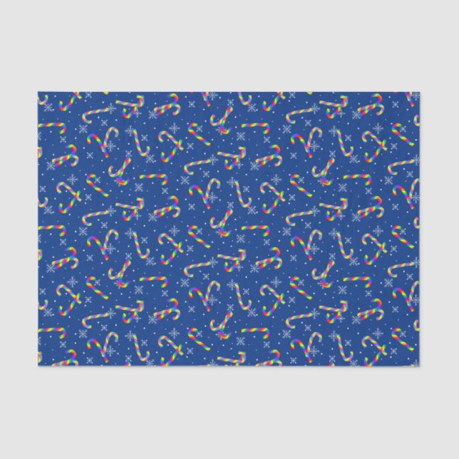 Papel De Seda Natal do Rainbow Candy Canavial (Frente )