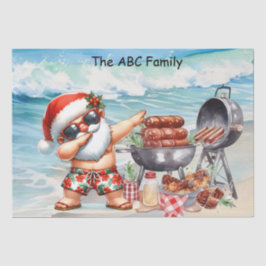 Papel De Seda Natal do SANTA CLAUS em julho