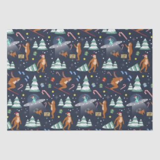 Papel De Seda Natal do SciFi | Pé Grande, Aliens E Rebelde