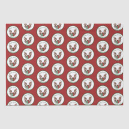 Papel De Seda Natal Elves Feriado de negócios personalizado