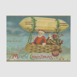 Papel De Seda Natal engraçado do Victorian do vintage do papai
