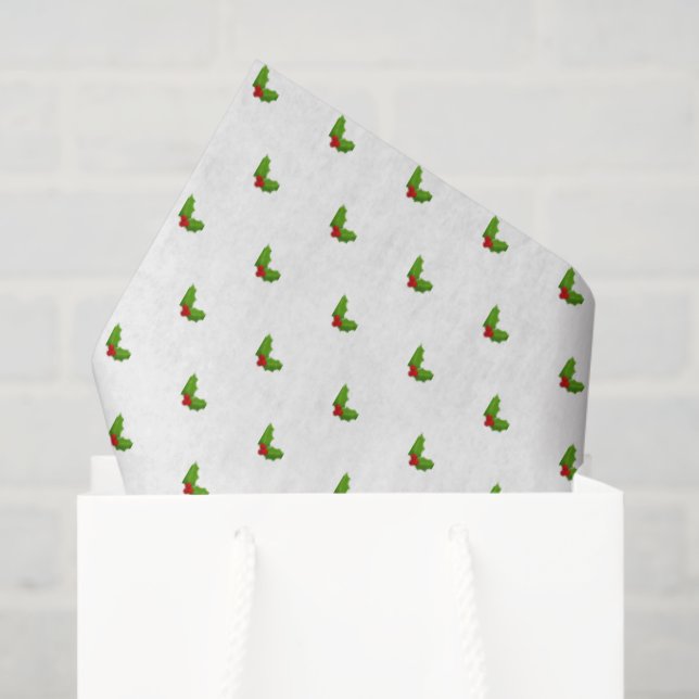 Papel De Seda Natal Holly Patteray Foliday Gift Wrap Festivo (Sacola de presentes)
