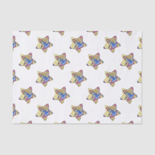 Papel De Seda Natal: Jesus bebê, Maria em manga (Frente )