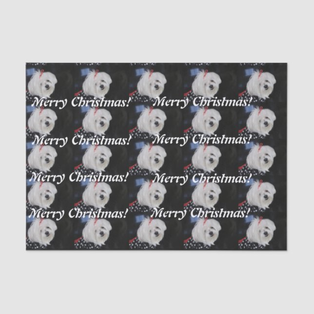 Papel De Seda Natal maltês (Frente )