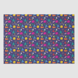 Papel De Seda 🎄 Natal 🎾 marinho azul