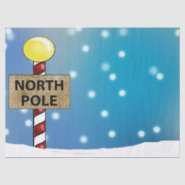 Papel De Seda Natal no Polo Norte