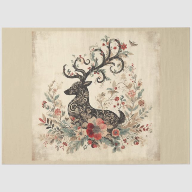 Papel De Seda Natal Past Design Series 24 (Frente )