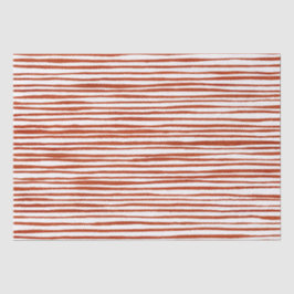 Papel De Seda Natal Rustic Red Strips