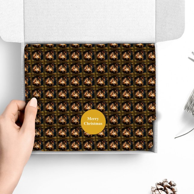 Papel De Seda Natal Santa Família Religiosa (Criador carregado)