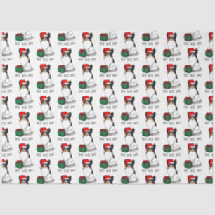 Papel De Seda Natal Santa Hat Papillon (Tricolor)