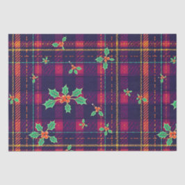 Papel De Seda Natal Tartan