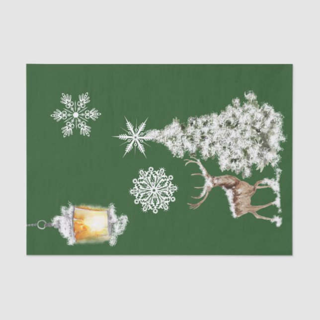 Papel De Seda Natal Tradicional Russo (Frente )