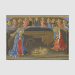 Papel De Seda Natividade Angela Mãe Mary Bebê Jesus Natal