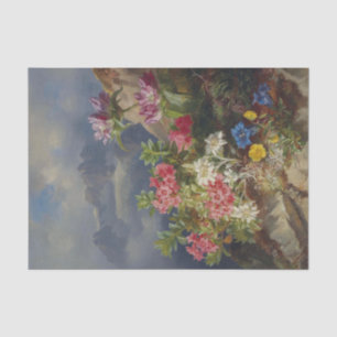 Papel De Seda Natureza-morta com Flores Alpinas por Andreas Lach