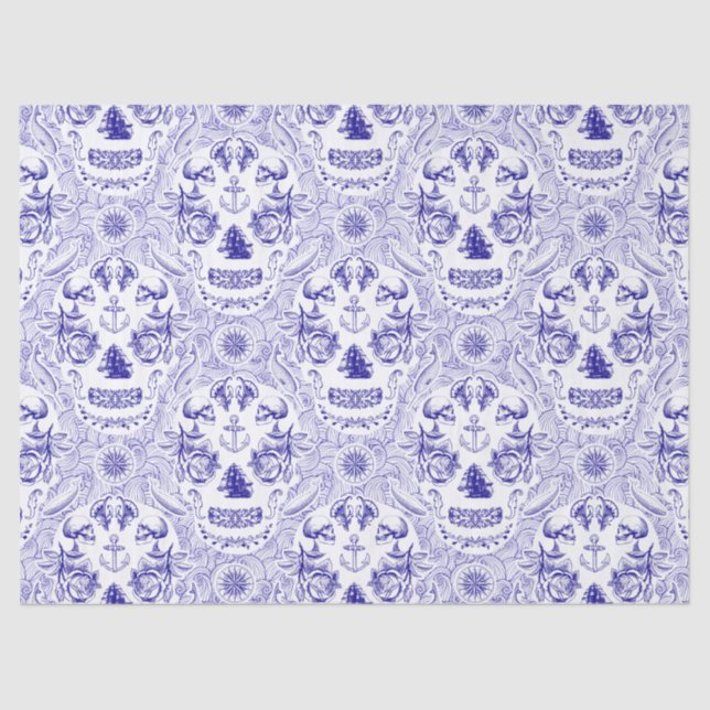 Papel De Seda NautiSkull (Frente )