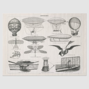 Papel De Seda Navegação Aérea (1897) Desligamento de Ephemera