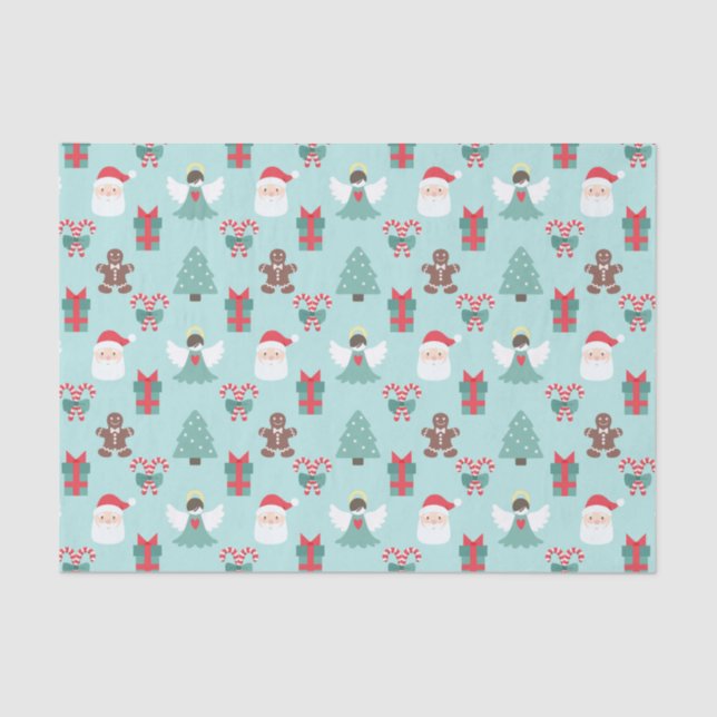 Papel De Seda Navidad Angel (Frente )