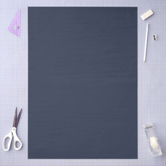Papel De Seda Navy Blue (Arte )