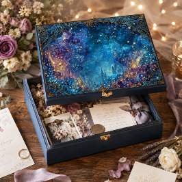 Papel De Seda Nebulosa Celestial Dourada Giratória Brilhante