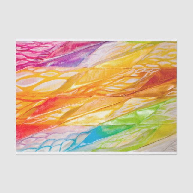 Papel De Seda Nebulosa de Fita Dançante (Frente )
