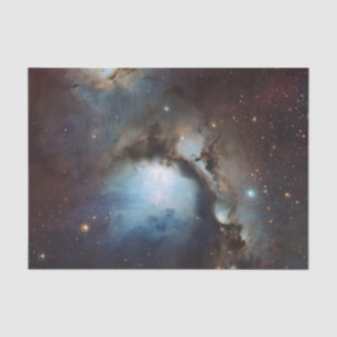 Papel De Seda Nebulosa Órion Astronomia azul marrom bege céu est