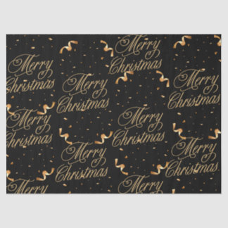 Papel De Seda Negrito Dourado