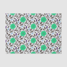 Neo Mint Estilo de Vintage China Papoila Padrão Fl