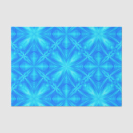 Papel De Seda Neon Blue Turquoise Psychedelic Cloudy Abstrato