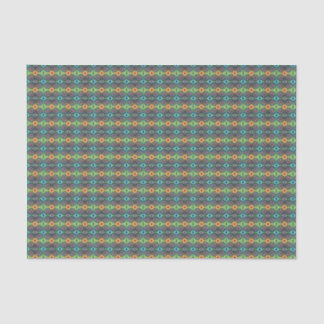 Papel De Seda Neon Celestial Mandala Fita Retromoderna