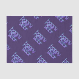 Papel De Seda Neon Feliz ano novo