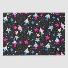 Papel De Seda NEON Sereid Sea Life Fish Festa de aniversário