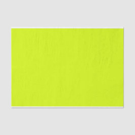 Papel De Seda Neon Yellow, Alta Visibilidade Chartreuse
