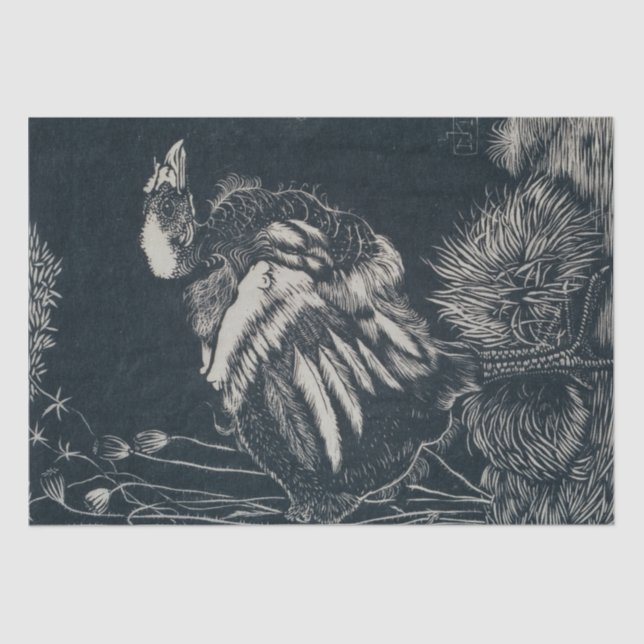 Papel De Seda Nestling Bird (por Jan Mankes) (Frente )