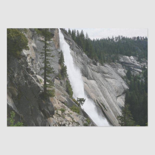 Papel De Seda Nevada cai no Parque Nacional Yosemite (Frente )