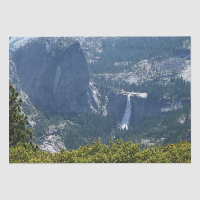 Papel De Seda Nevada Falls vista do Panorama Trail (Frente )