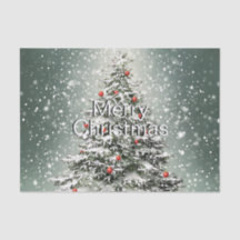 Neve Branca em Torres de Natal Verde Ornamentos Co