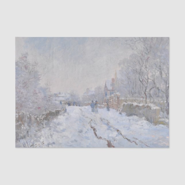 Papel De Seda Neve na Argentina (por Claude Monet) (Frente )
