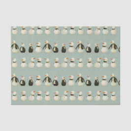 Papel De Seda Neves de desenho animado vestindo tuxedos