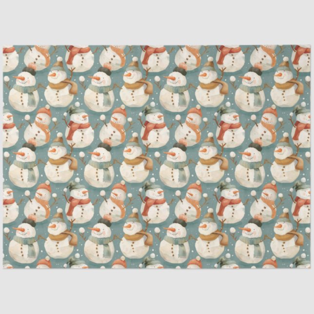 Papel De Seda Neves de desenhos animados (Frente )