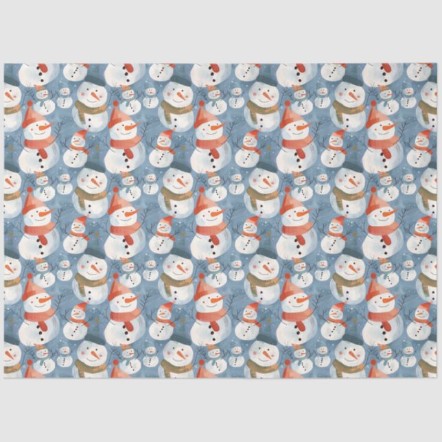 Papel De Seda Neves de desenhos animados (Frente )