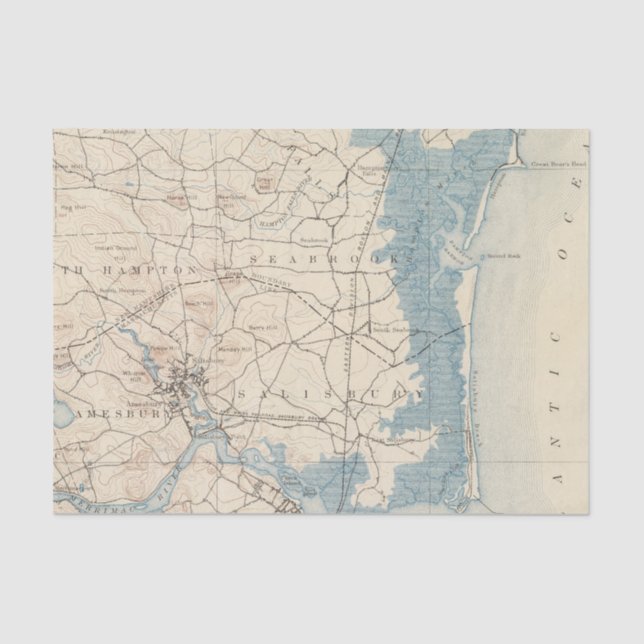 Papel De Seda Newburyport, Massachusetts (Frente )